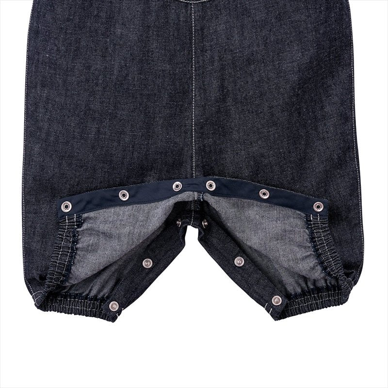 Relaxed Denim Overalls - 10-3331-450-33-S