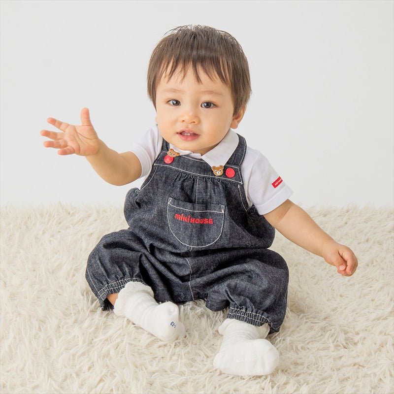 Relaxed Denim Overalls - 10-3331-450-33-S