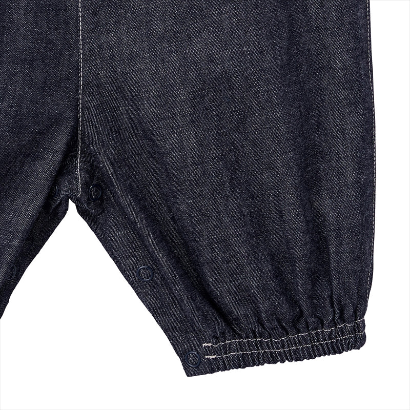 Relaxed Denim Overalls - 10-3331-450-33-S