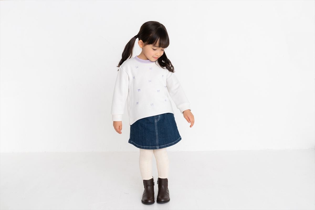 Shimmery Ribbon Sweatshirt - 13-5611-573-01-90