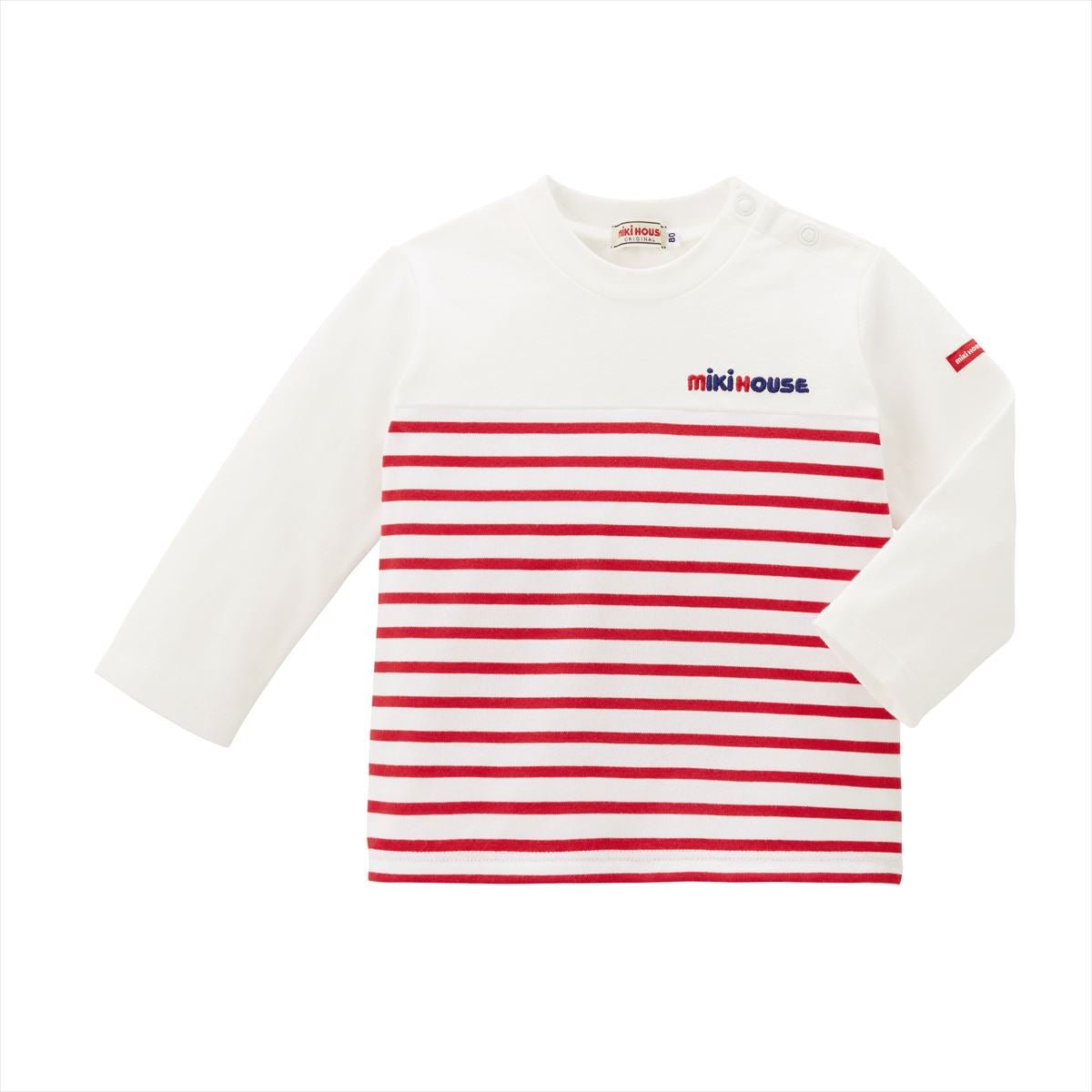 Striped Long-Sleeve Logo Tees - 10-5230-577-02-80