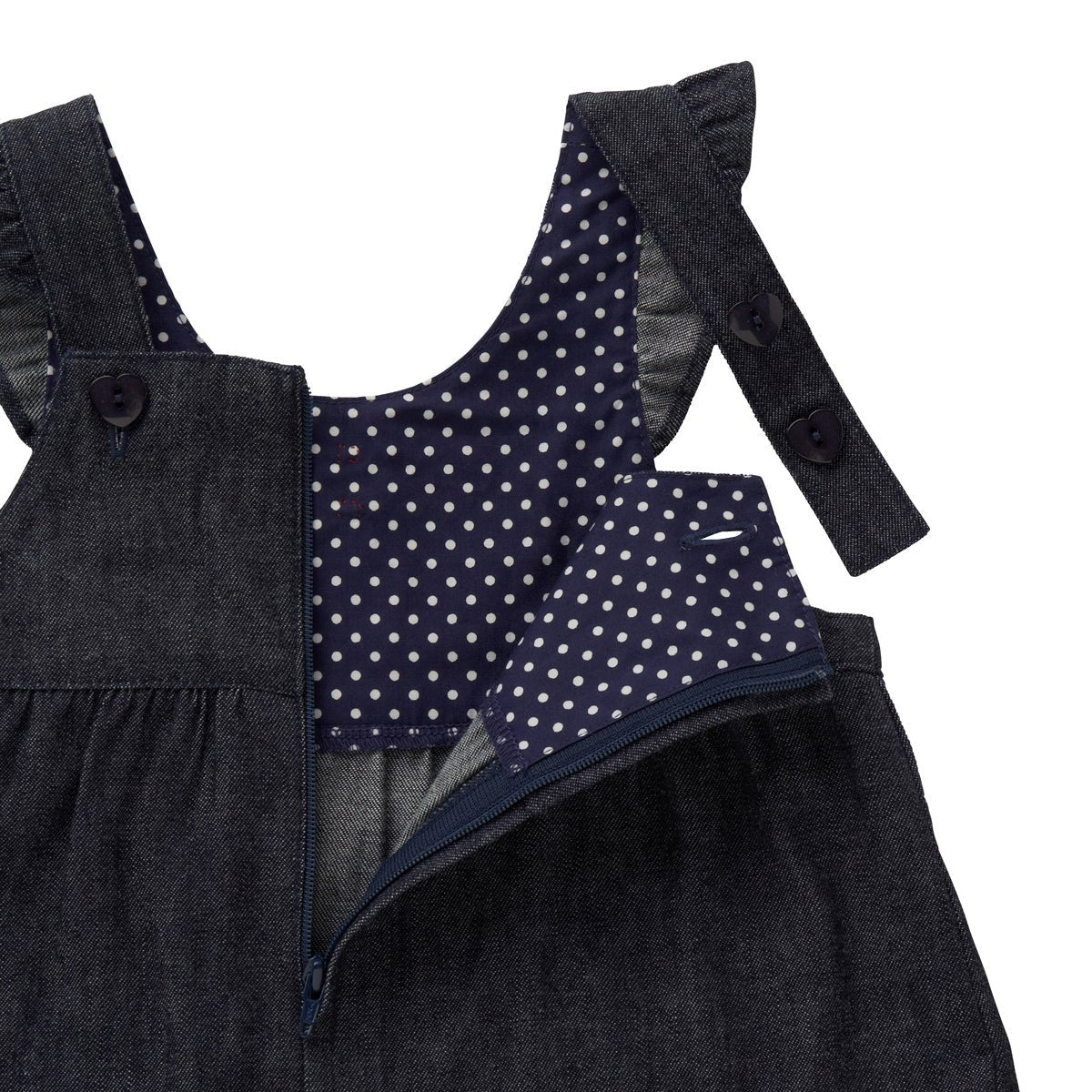 Twin Bunny Denim Dress - 13-1801-565-33-80