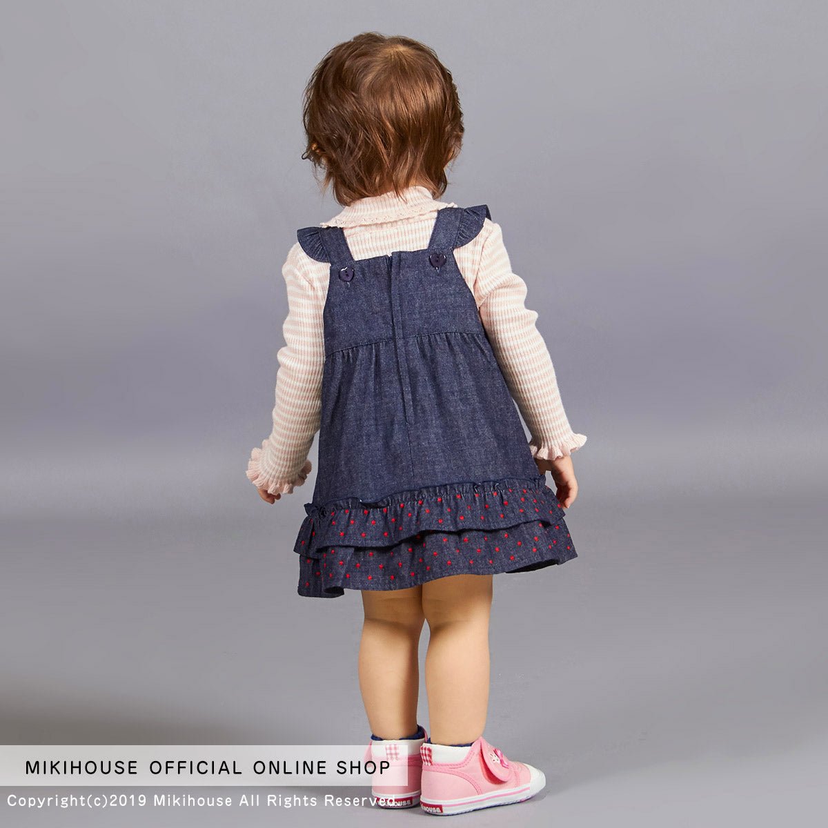 Twin Bunny Denim Dress - 13-1801-565-33-80