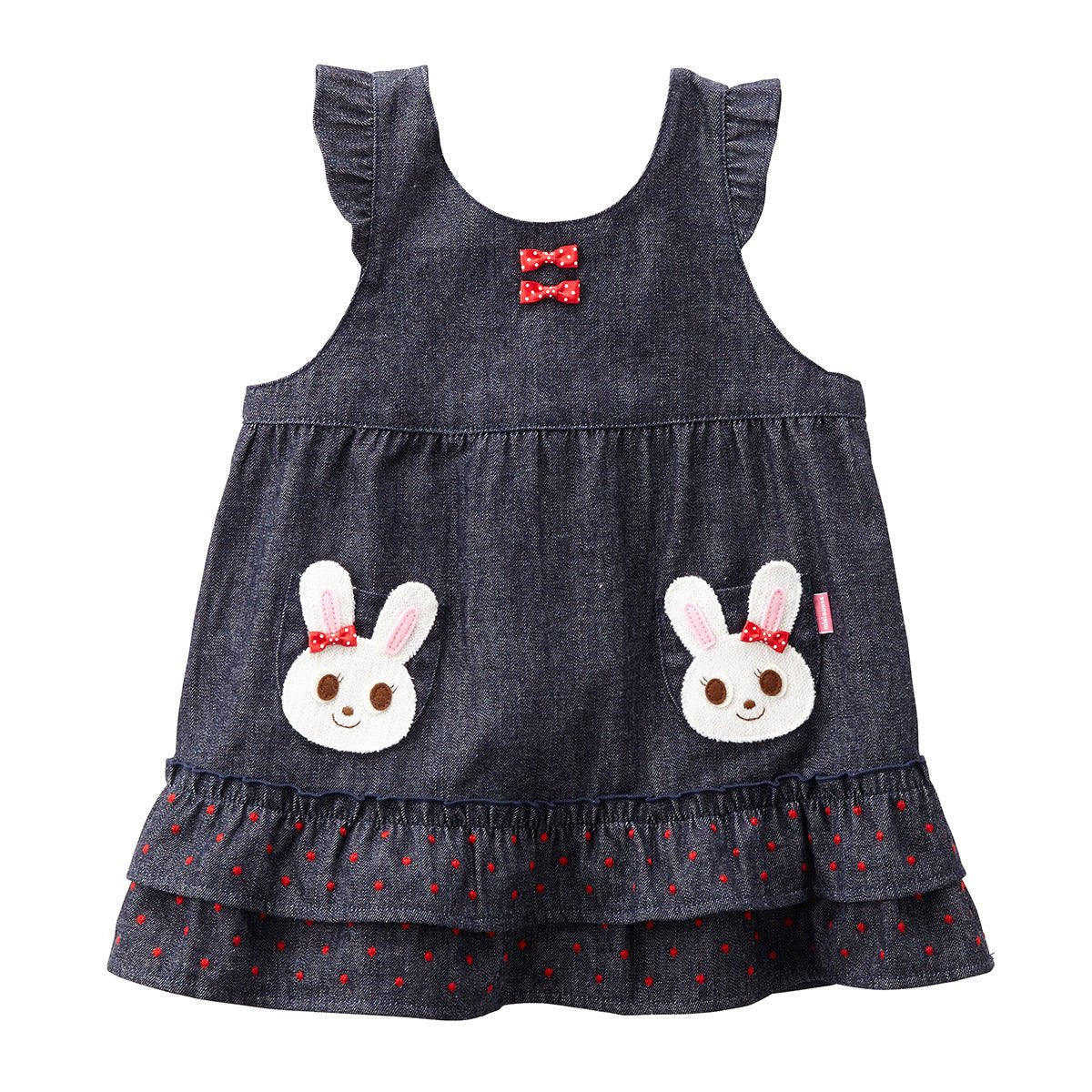 Twin Bunny Denim Dress - 13-1801-565-33-80