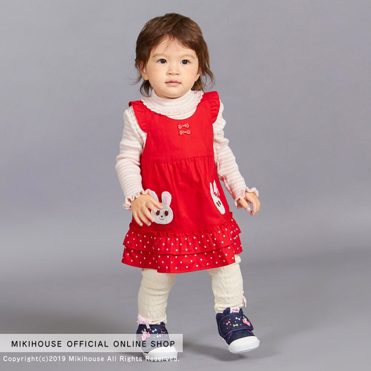 Twin Bunny Denim Dress - 13-1801-565-02-80