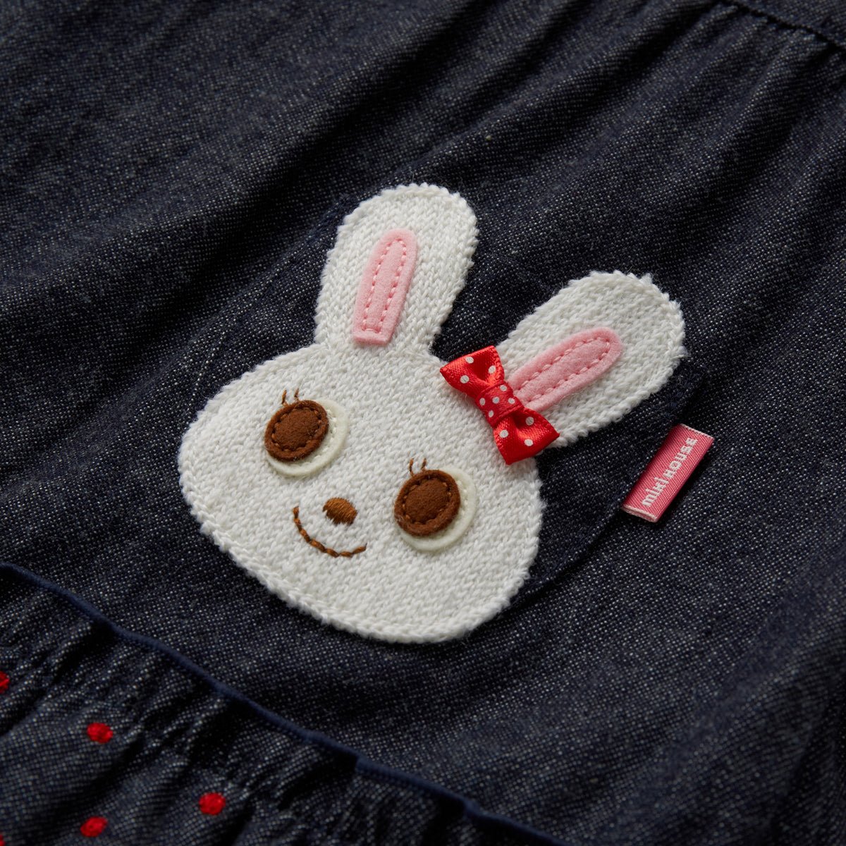 Twin Bunny Denim Dress - 13-1801-565-33-80