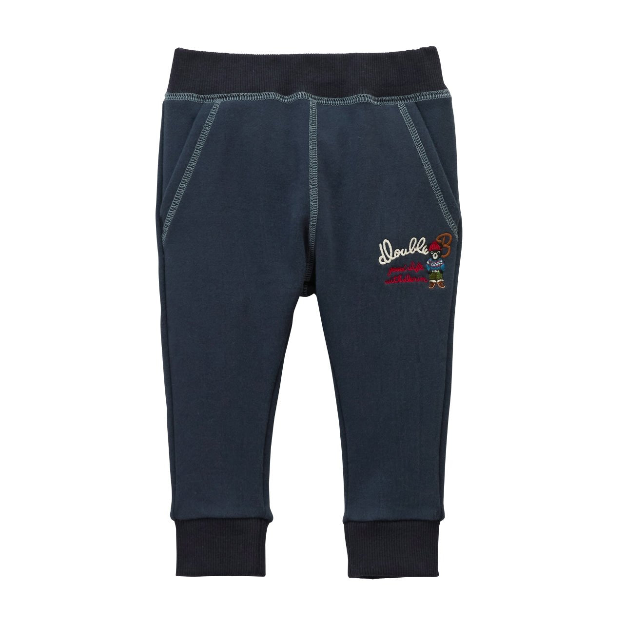 Mr. B Sweatpants with Denim Pocket - MIKI HOUSE USA