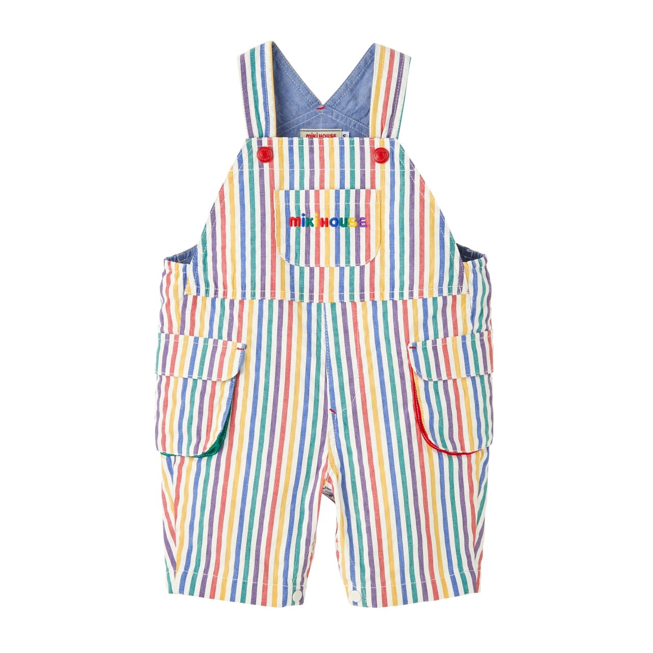 Rainbow Capris Overalls – MIKI HOUSE Outlet Official