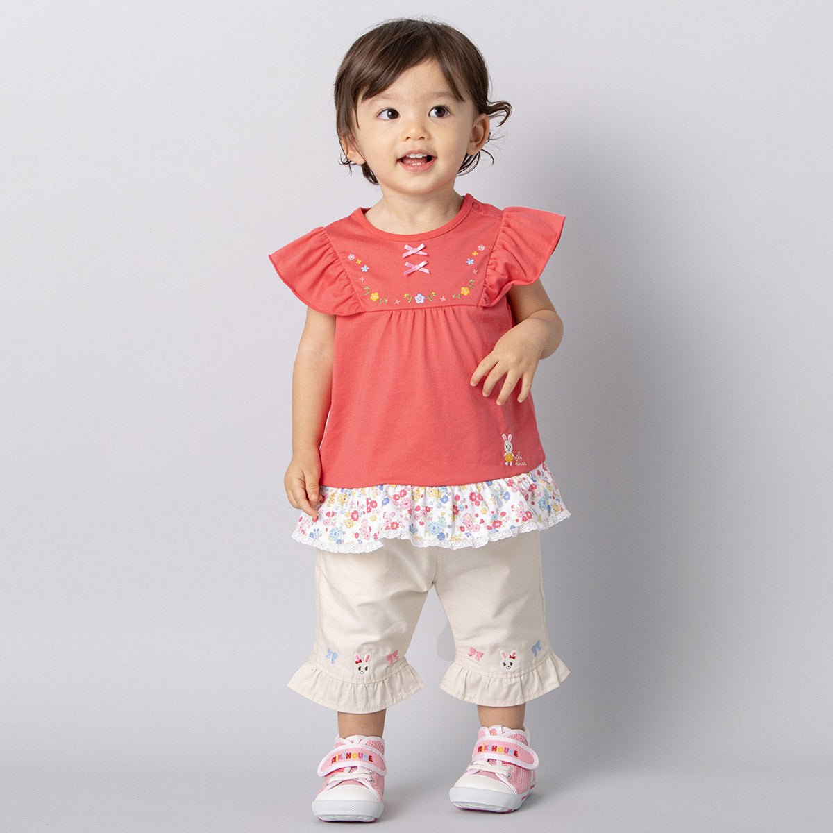 Frilly Bunny Capris - MIKI HOUSE USA