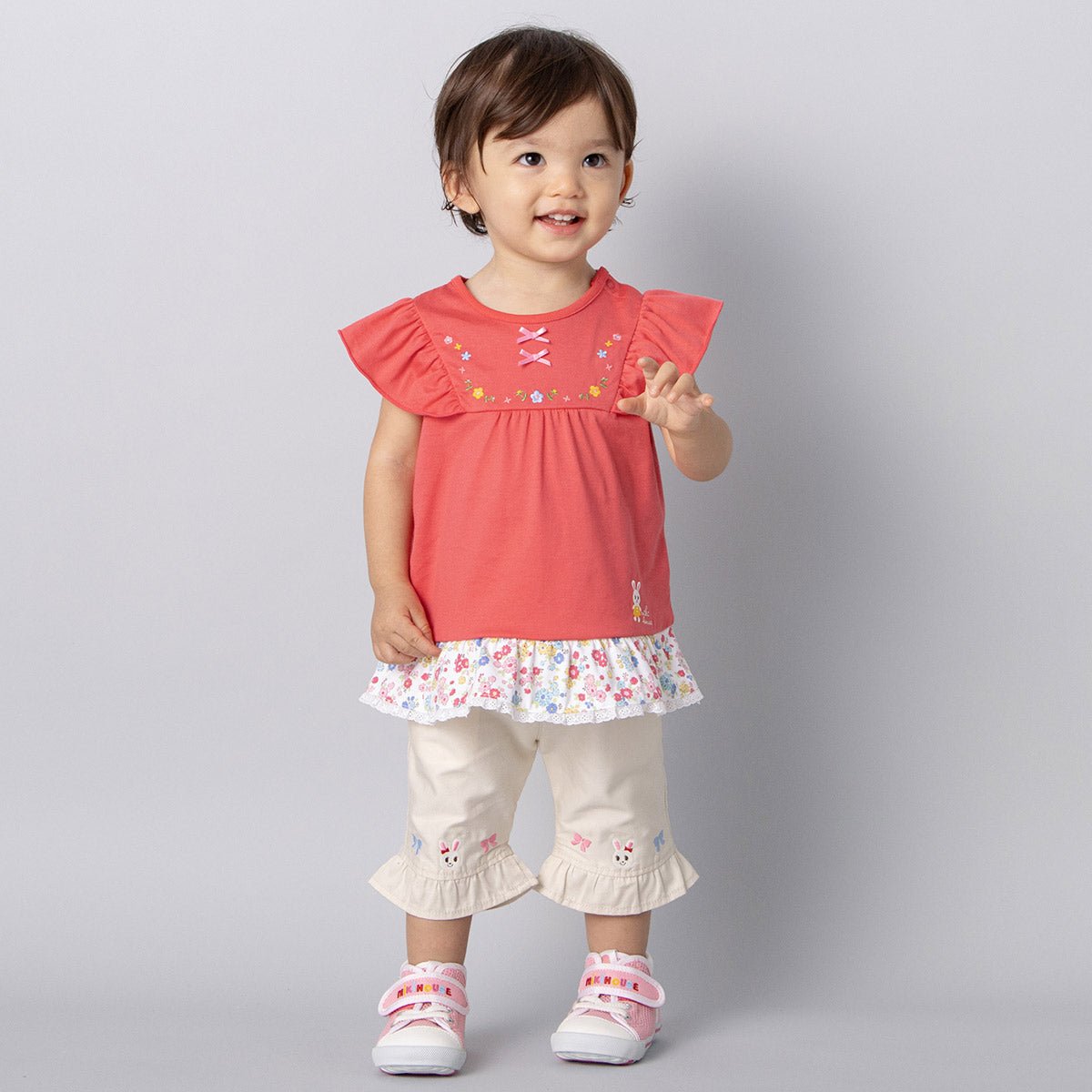 Frilly Bunny Capris - MIKI HOUSE USA