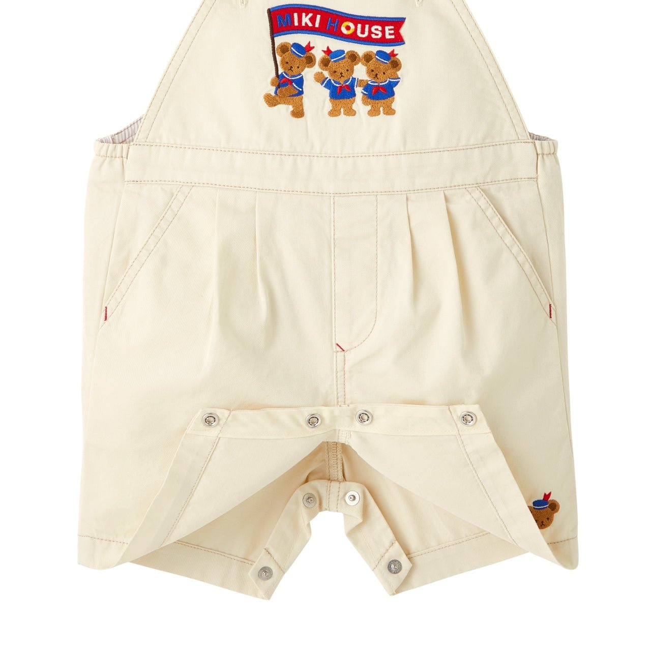 Short Sailor Bear Overalls – MIKI HOUSE Outlet Official
