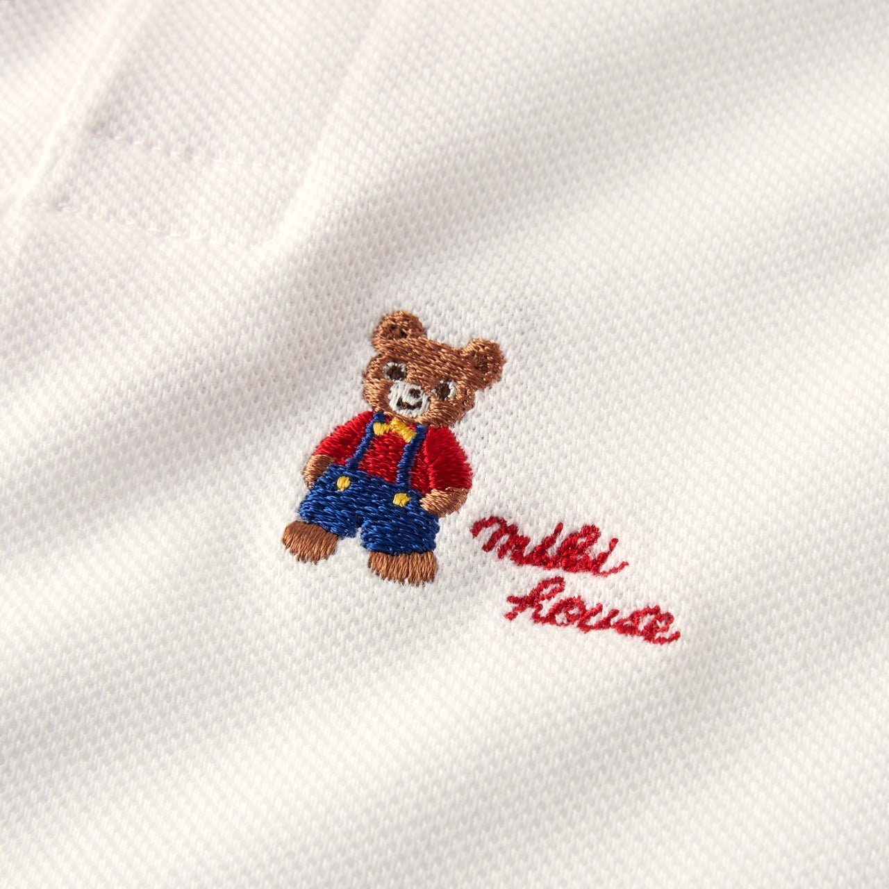 Pucci Bear All-Over Polo Shirt - MIKI HOUSE USA