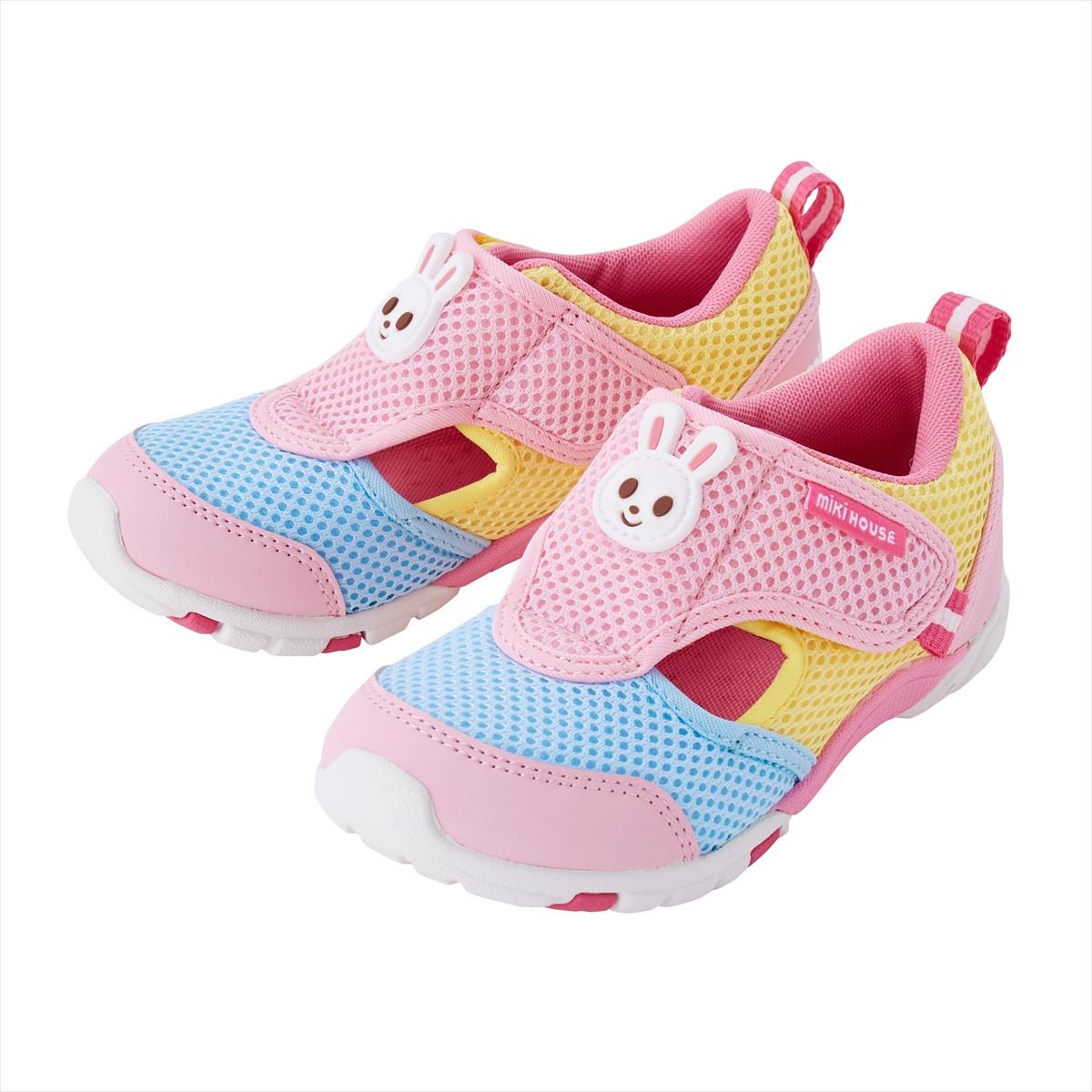 Double Russell Sneakers for Kids - Pretty Pastel - MIKI HOUSE USA