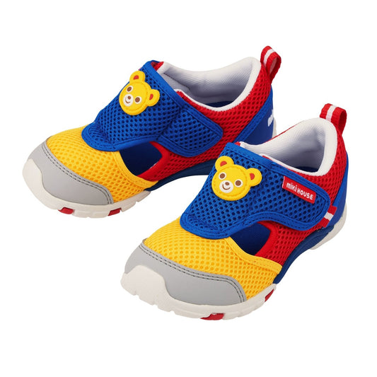 Double Russell Sneakers for Kids - Power Pop - MIKI HOUSE USA