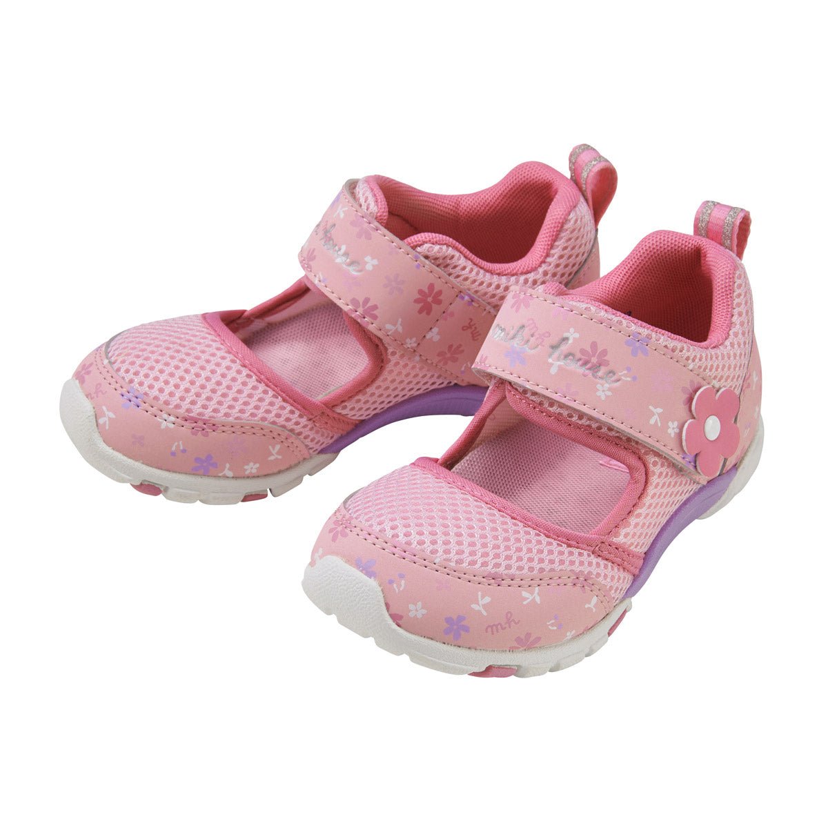 Floral Mesh Sandals for Kids - MIKI HOUSE USA