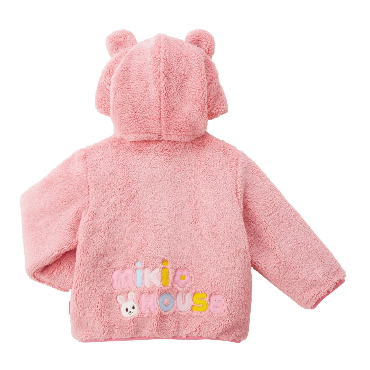 Fuzzy Fleece Hoodie with Bunny Ears