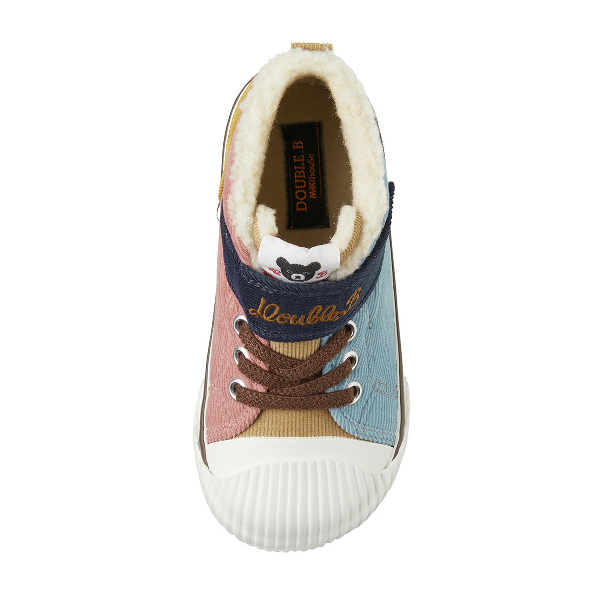 Corduroy-Meets-Texture Sneakers for Kids