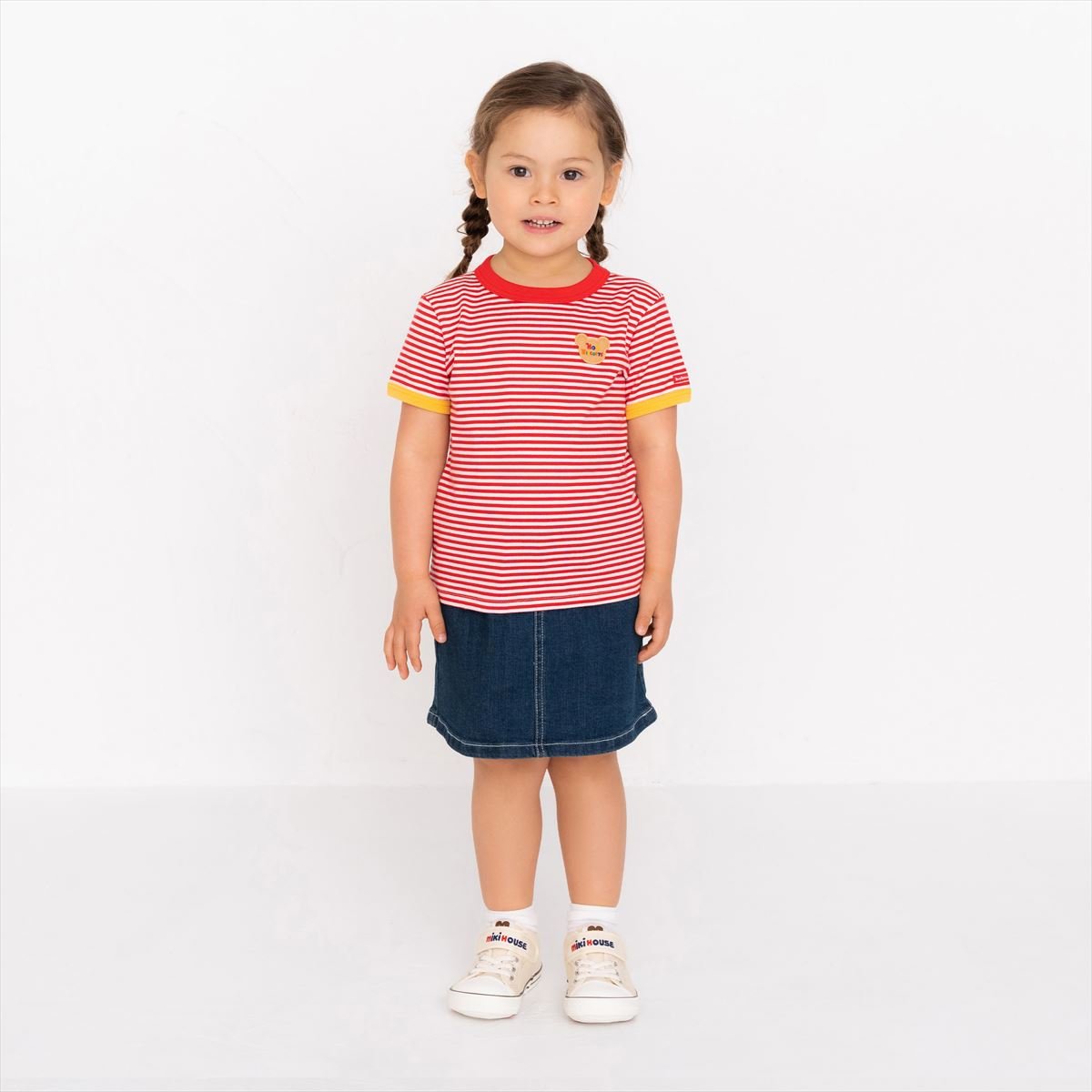 Candy Stripe Tee - MIKI HOUSE USA