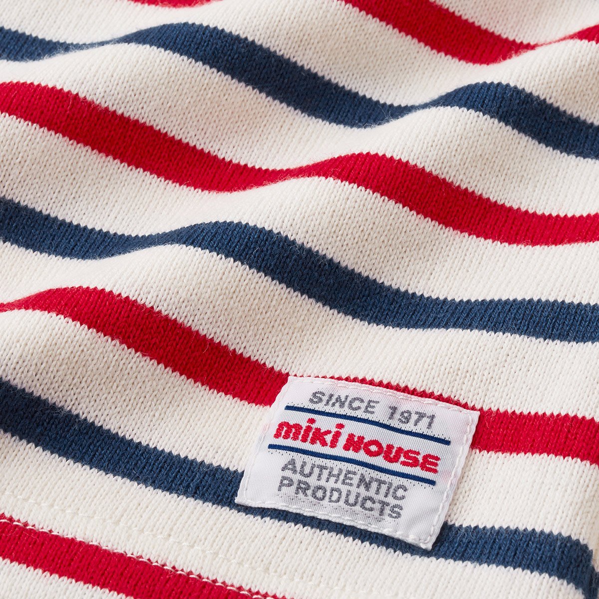 Bordered Neck Striped Tee - 10-5207-454-42-80