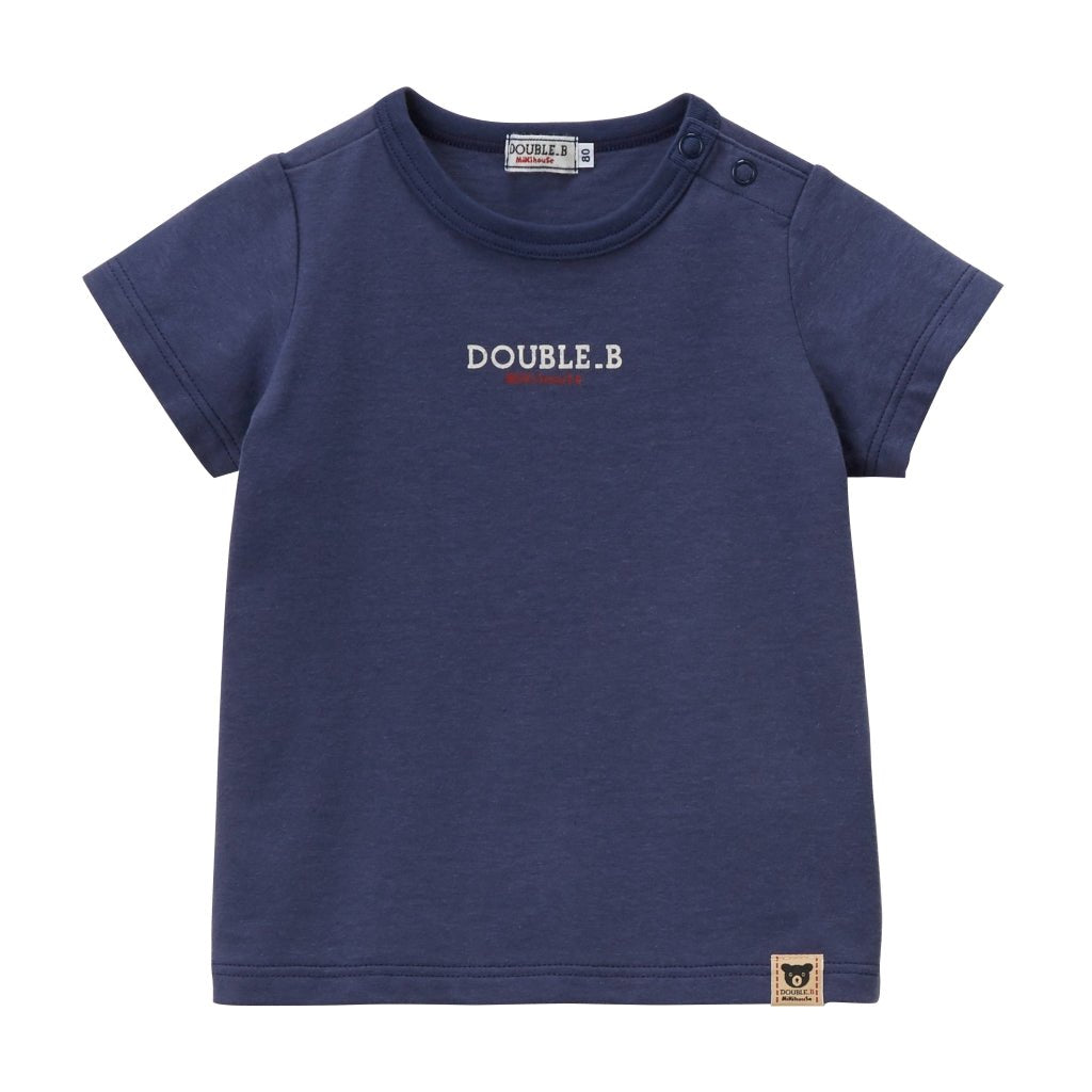 DOUBLE_B Everyday T-Shirt Set - White/Navy - 64-5201-824-01-80
