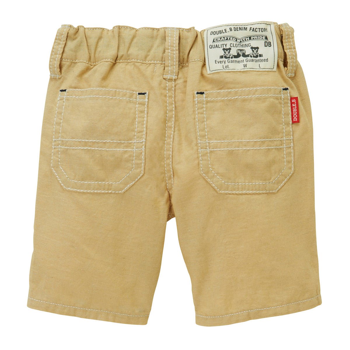 DOUBLE_B Vintage Cotton Linen Blend Shorts - 62-3106-264-09-90