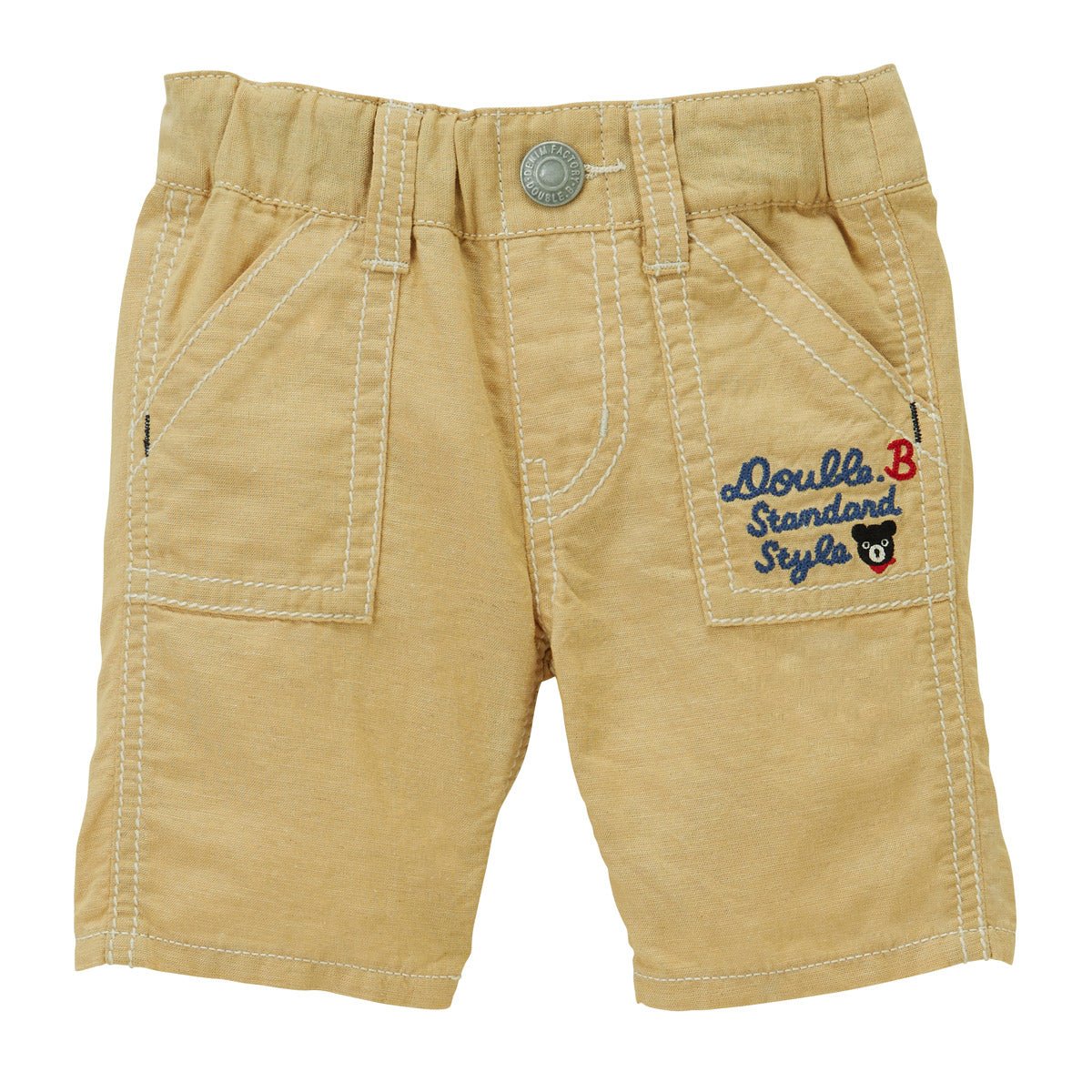 DOUBLE_B Vintage Cotton Linen Blend Shorts - 62-3106-264-09-90