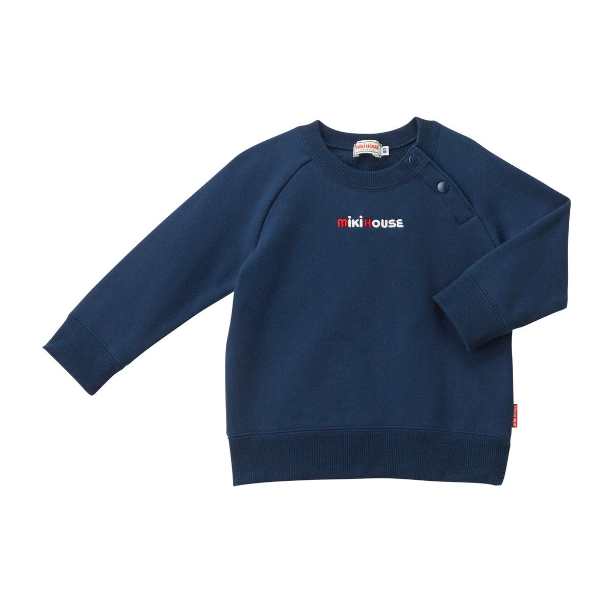 MIKI HOUSE Embroidered Logo Sweatshirt Classic - 10-5605-386-03-80
