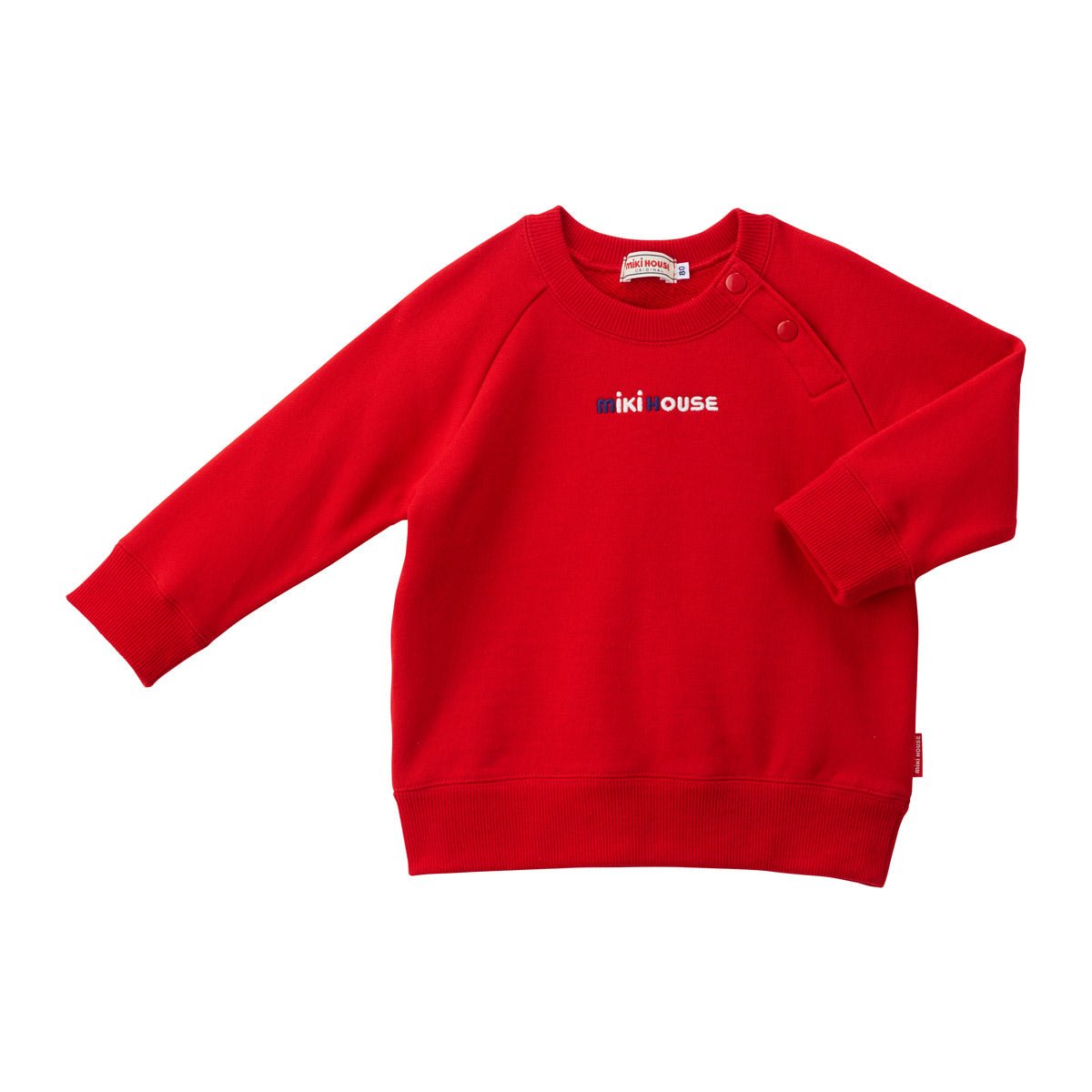 MIKI HOUSE Embroidered Logo Sweatshirt Classic - 10-5605-386-02-80