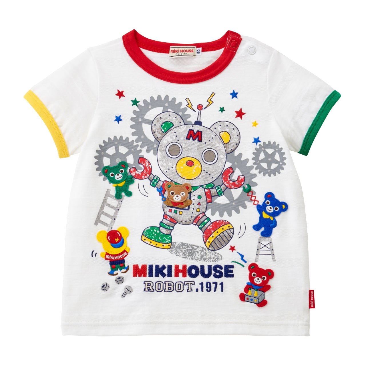 MIKI HOUSE Robot Factory T-Shirt - 12-5206-578-01-90