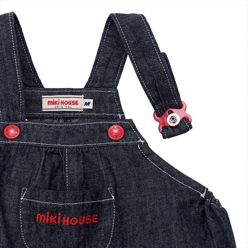Relaxed Denim Overalls - 10-3331-450-33-S