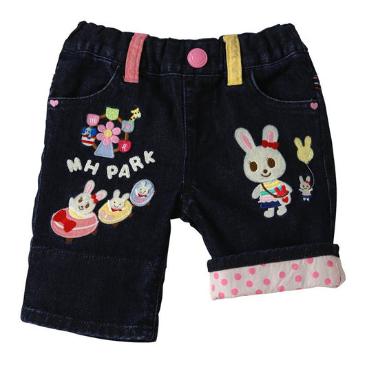 Usako Bunny Premium Denim Shorts - 12-3205-784-08-80